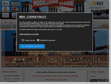 Tablet Screenshot of giannimodellismo.it